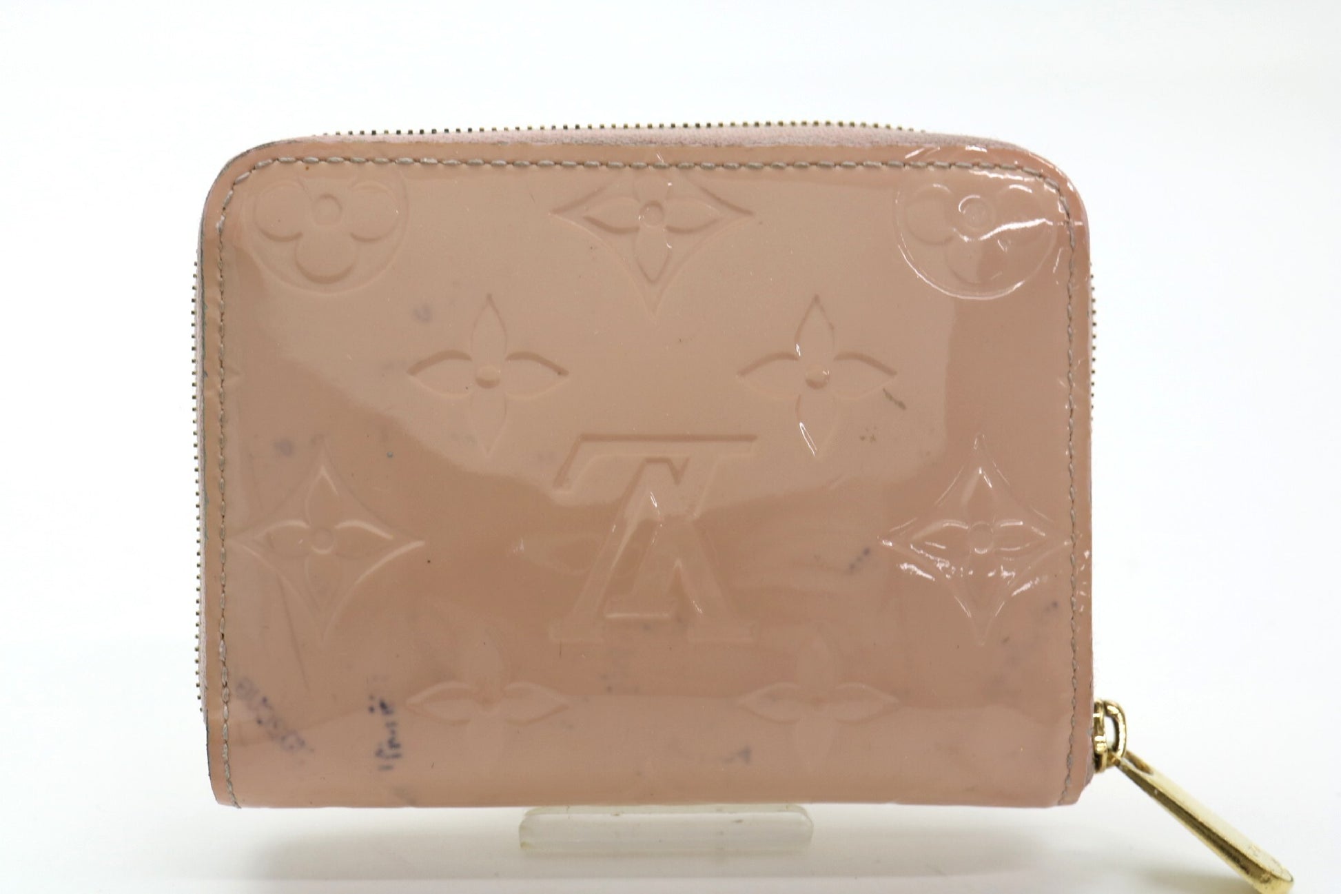 LOUIS VUITTON Monogram Verni Zippy Coin Purse Coin Case