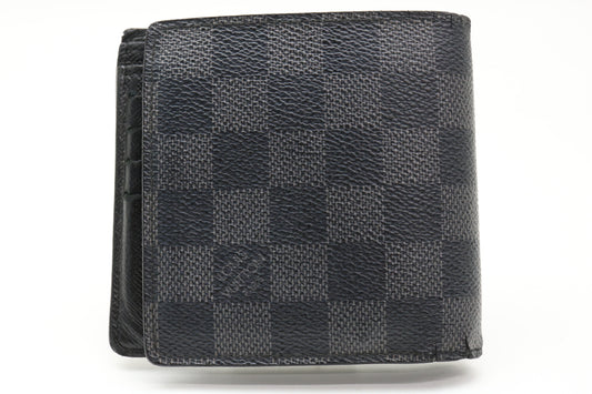 LOUIS VUITTON Damier Graffit Portefeuil Marco Wallet