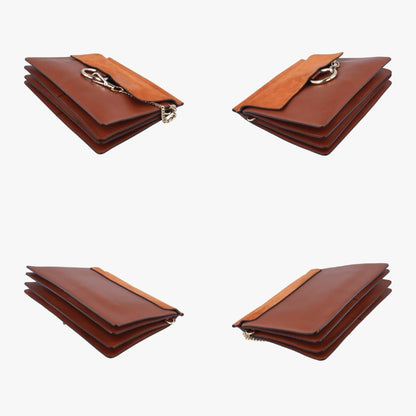 chloe Fae Brown Leather x Suede 01-17-50-65 Shoulder Bag