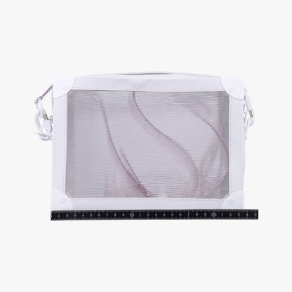 LOUIS VUITTON Soft Trunk Transparent x White Epiplage M55602 DU3199 Shoulder Bag