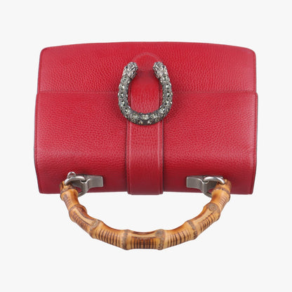 GUCCI Dionyso Red Leather 448075F022183395 Shoulder Bag