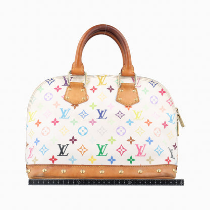 LOUIS VUITTON Alma PM Blanc Monogram Multicolore M92647 FL0014 Handbag