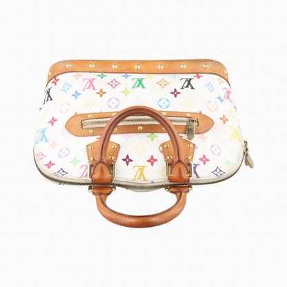 LOUIS VUITTON Alma PM Blanc Monogram Multicolore M92647 FL0014 Handbag