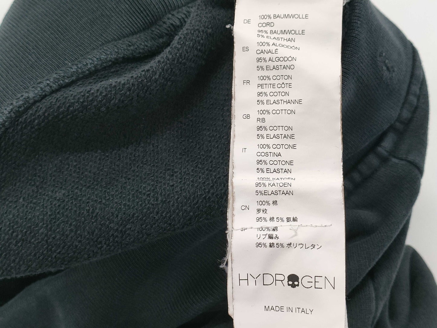 Hydrogen Sweat Pants, Black, Size M