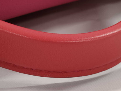 HERMES Sac Vin Quatre Mini Swift Rose Mexico Rouge de Cou Z Stamped Strap with Seal