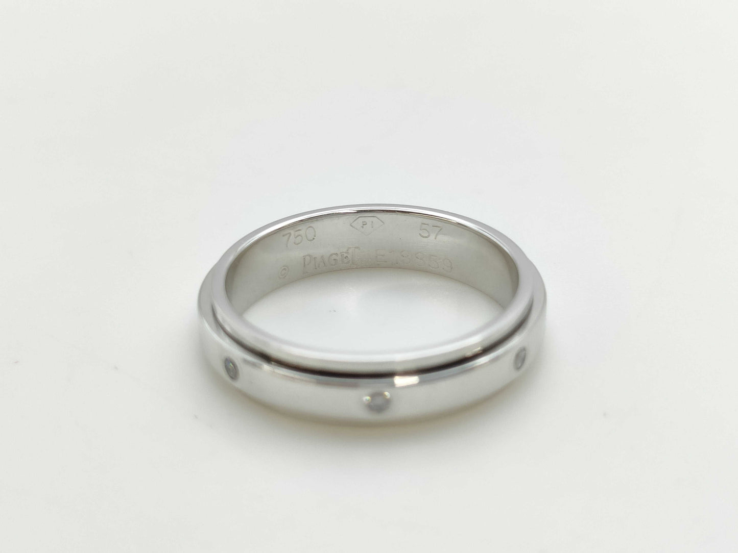 PIAGET Postion #57 Diamond WG 750 6.6g Ring 