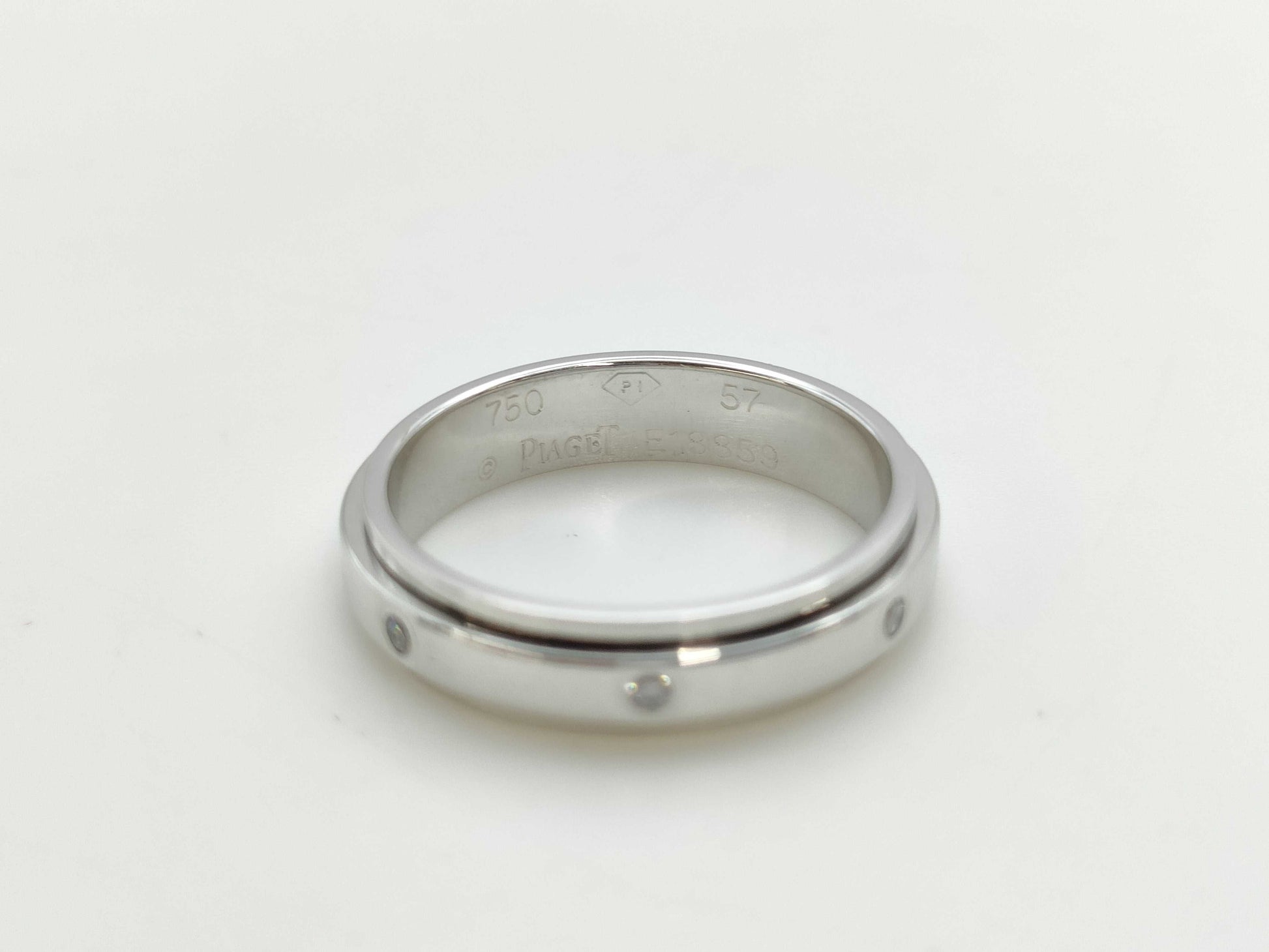 PIAGET Postion #57 Diamond WG 750 6.6g Ring 
