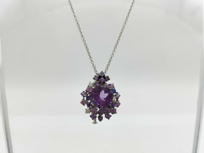 Damiani Colored Stone Diamond 750 10.2g Necklace 