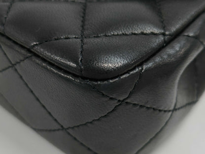 CHANEL Matelasse Lambskin Single Shoulder Bag with Silver Hardware 