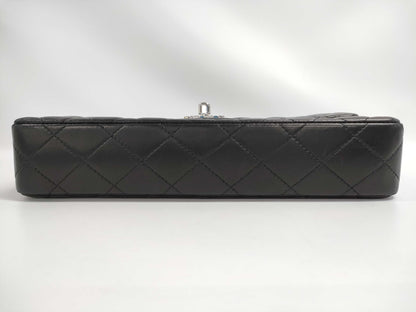 CHANEL Matelasse Lambskin Single Shoulder Bag with Silver Hardware 