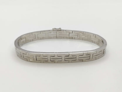 HERMES Kilim #17 WG Au750 39.4g Bracelet Bangle 