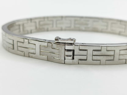 HERMES Kilim #17 WG Au750 39.4g Bracelet Bangle 