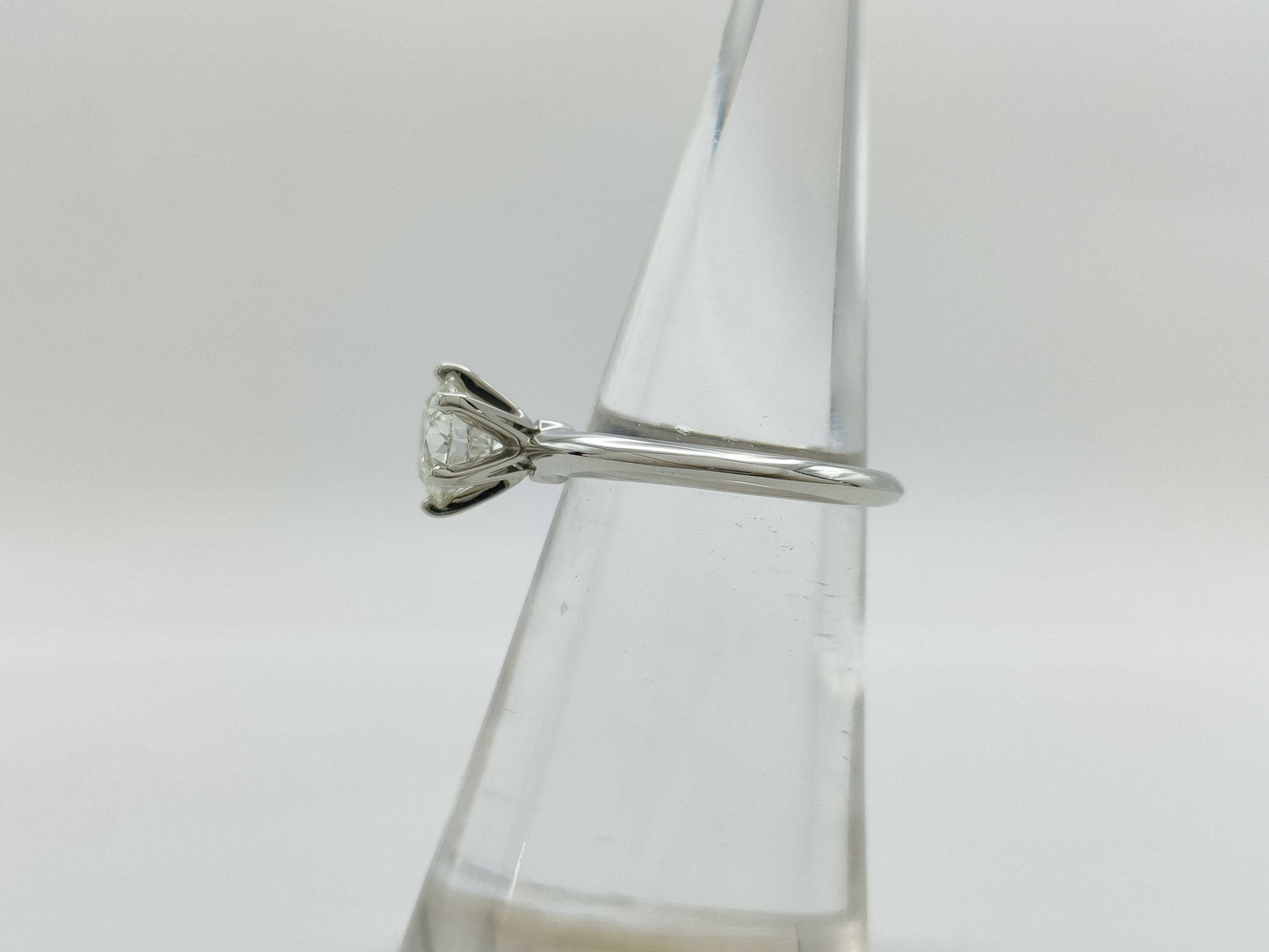 Tiffany & Co. Solitaire D1.08ct Pt950 4.5g Ring 