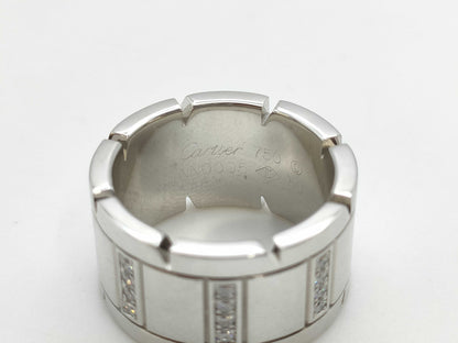 Cartier Tank Francaise #50 Diamond WG 750 16.3g Ring 