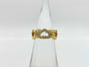 Cartier C Heart #47 Diamond YG 750 7.1g Ring 