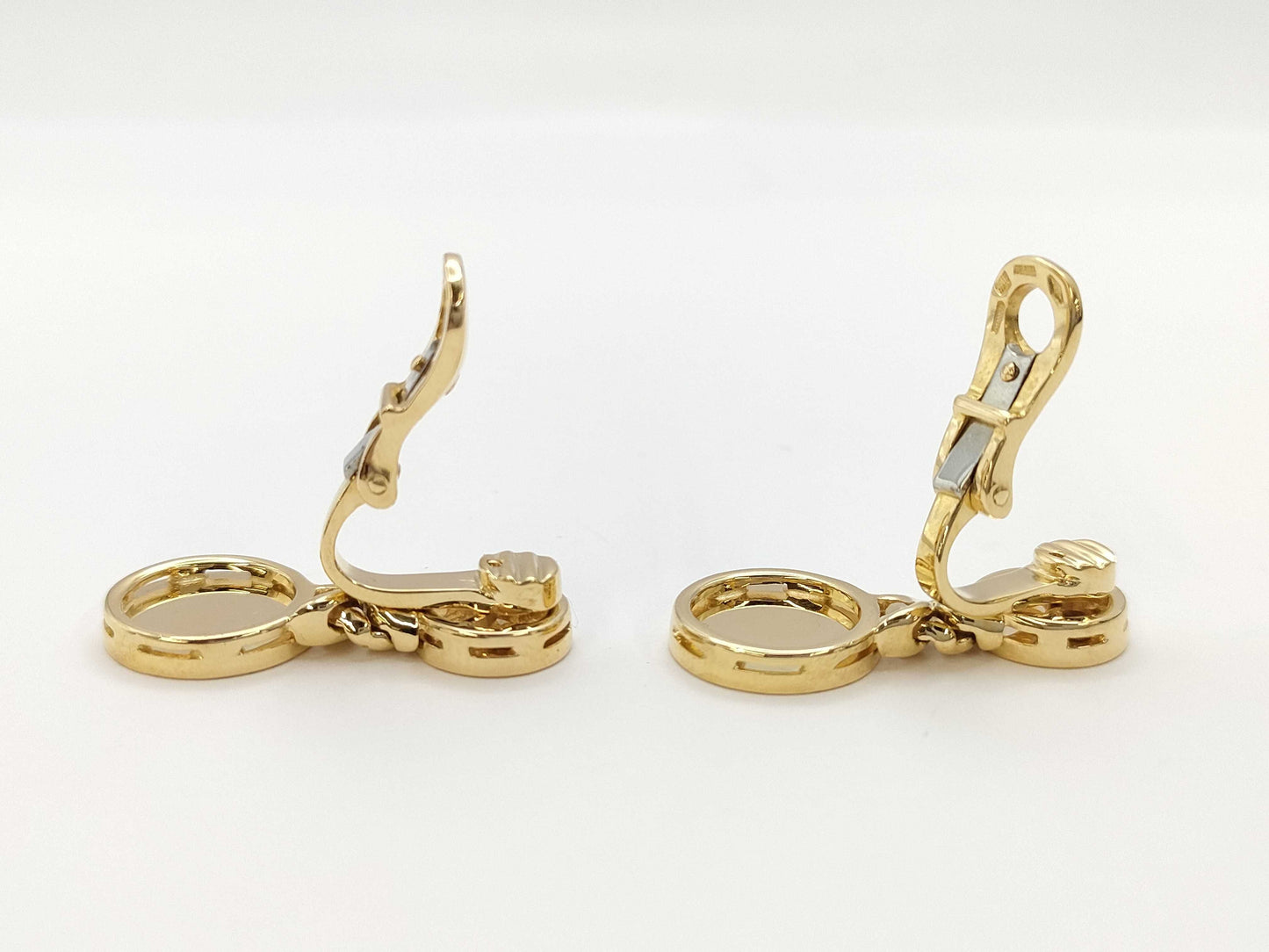 BVLGARI BB Colored Stone YG 750 16.0g Earrings 