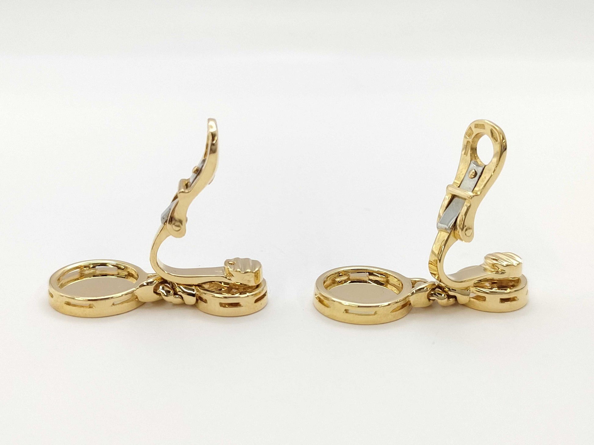 BVLGARI BB Colored Stone YG 750 16.0g Earrings 