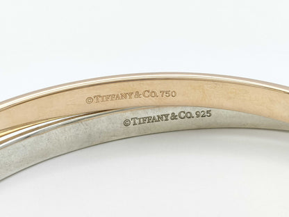 Tiffany & Co. 1837 PG 750/SV925 49.2g Bracelet & Bangle 