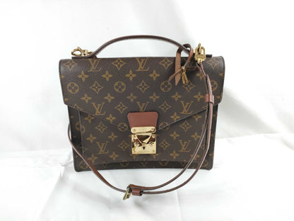 LOUIS VUITTON Monogram Monceau M51185 Handbag Handbag