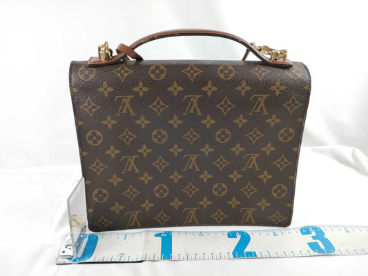 LOUIS VUITTON Monogram Monceau M51185 Handbag Handbag