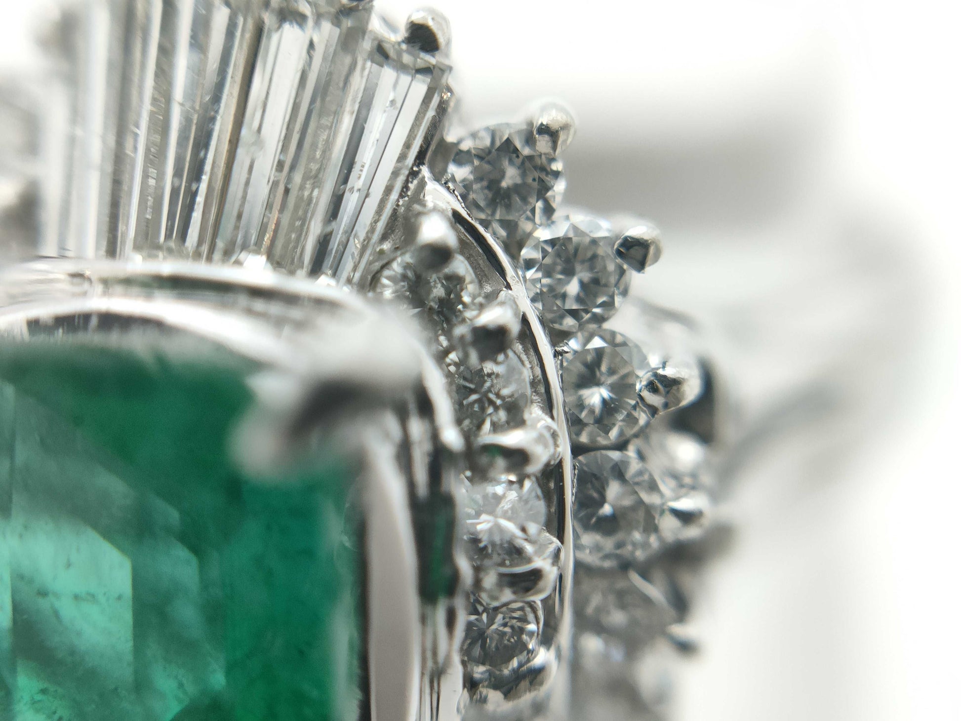 E1.62ct D0.70ct PT900 7.6g Ring 