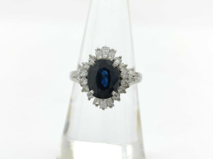 S2.46ct D0.61ct PT900 6.8g Ring 
