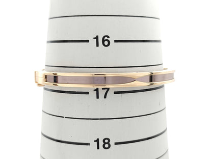 BVLGARI Bezero One Rome M PG AU750/METAL 28.1g Bracelet Bangle 