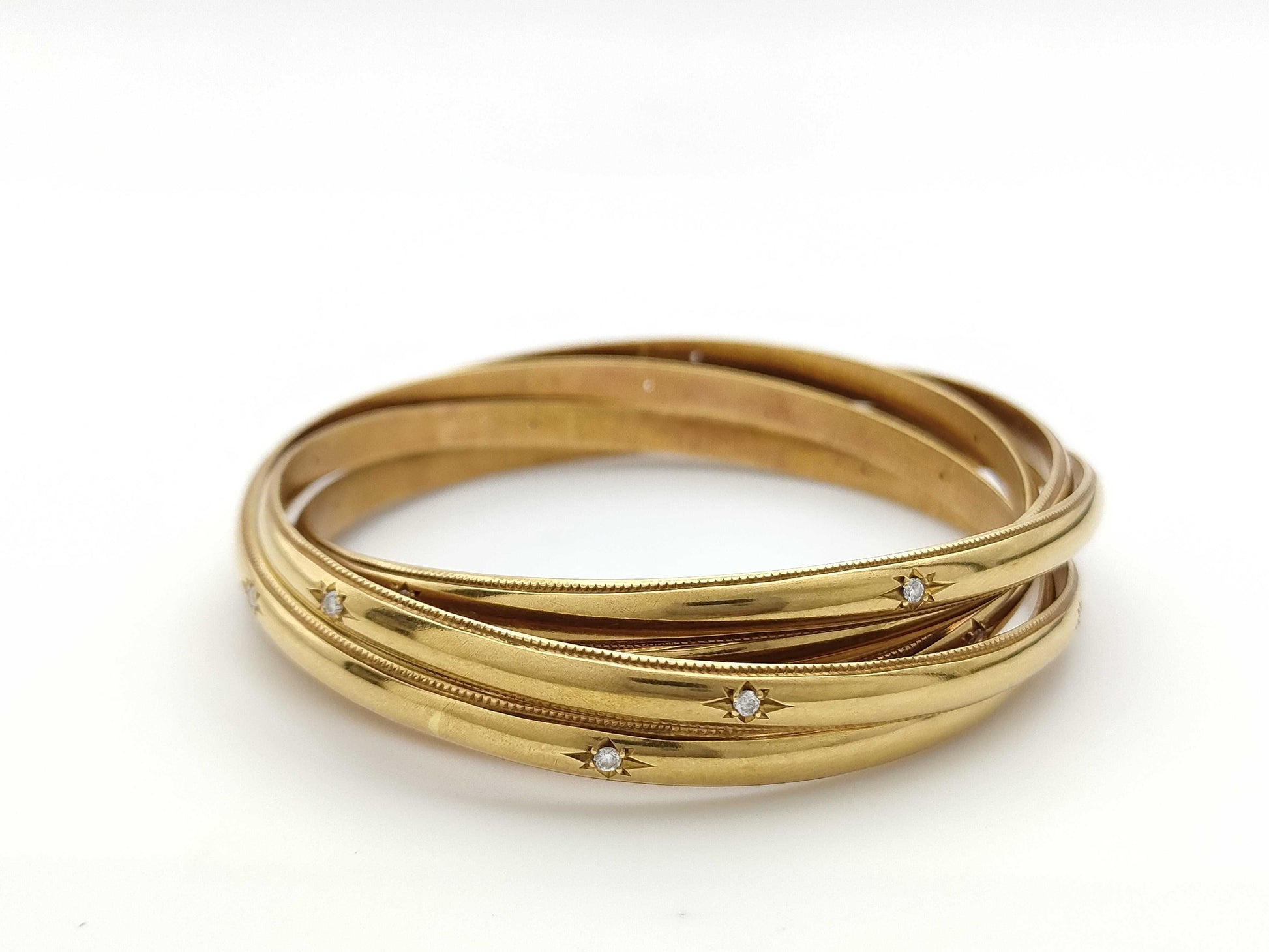 Akio Mori 30PD K18 103.7g Bracelet Bangle 