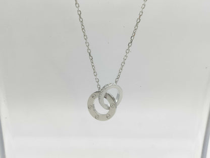 Cartier Love Hoop Diamond WG Au750 5.6g Necklace