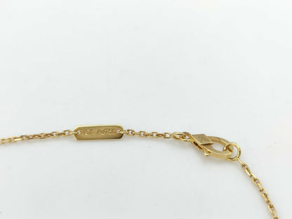 Van Cleef&Arpels Vintage Alhambra Celestial Blue 1PD YG Au750 6.8g Necklace