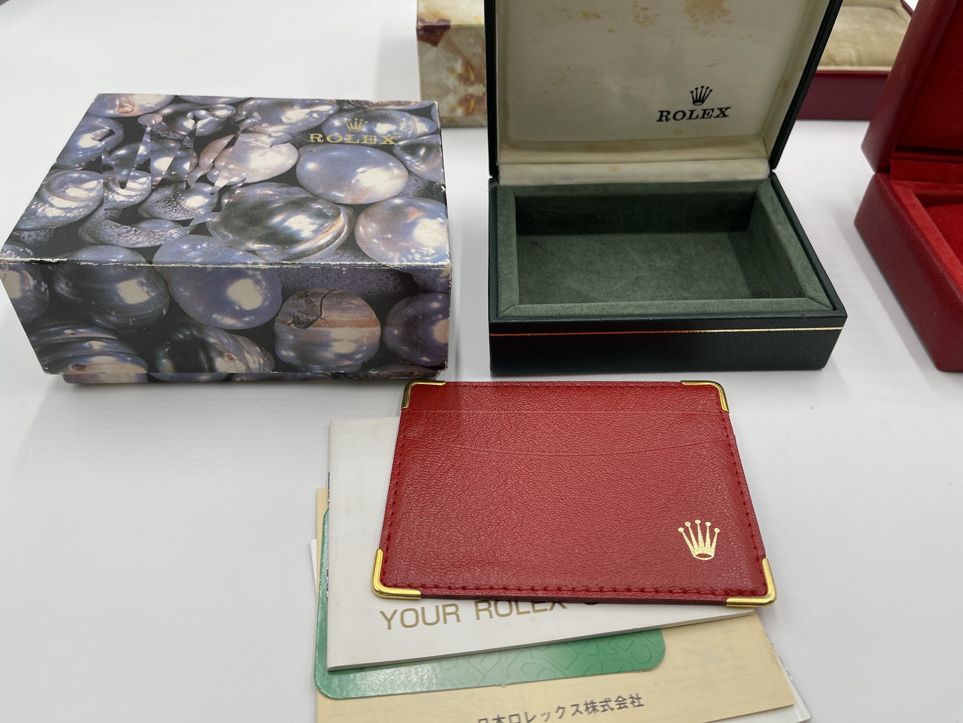 ROLEX Empty Box 3-Piece Set Unisex
