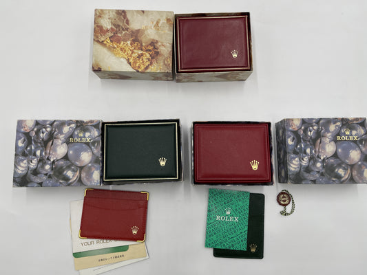 ROLEX Empty Box 3-Piece Set Unisex