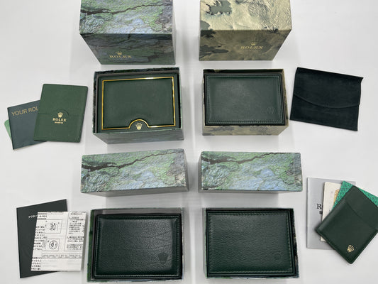 ROLEX Empty Box Set of 4 Unisex