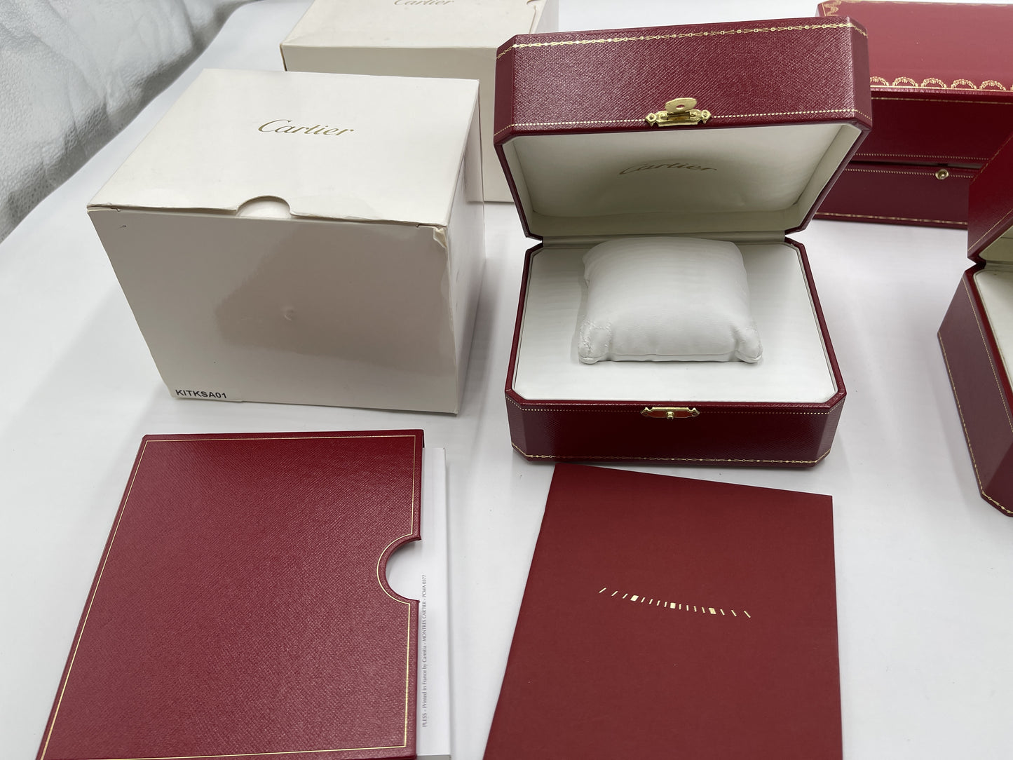 Cartier Empty Box 3-Piece Set Unisex