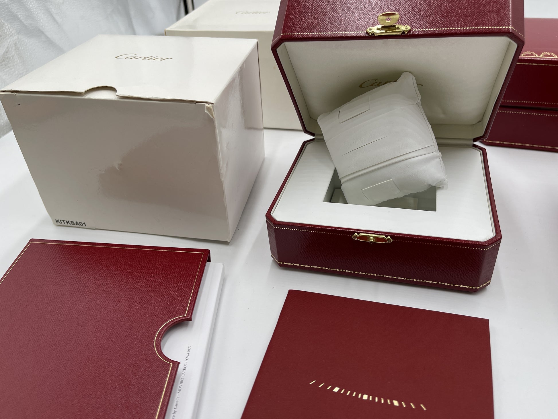 Cartier Empty Box 3-Piece Set Unisex