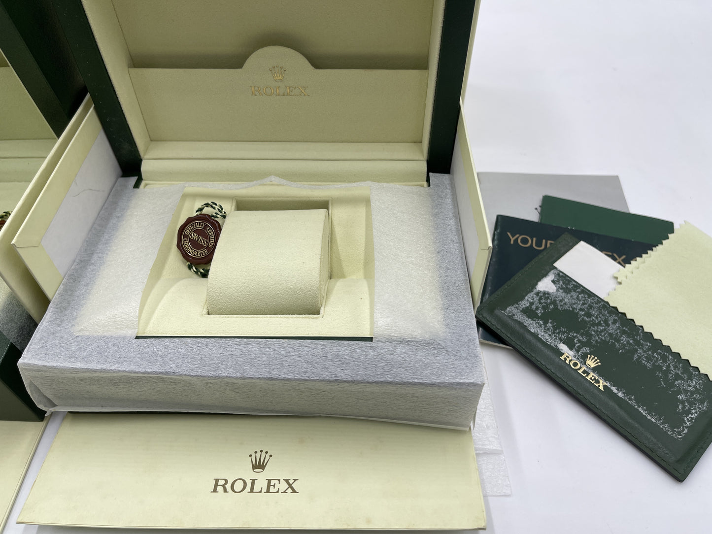 ROLEX Empty Box 3-Piece Set Men's Watch