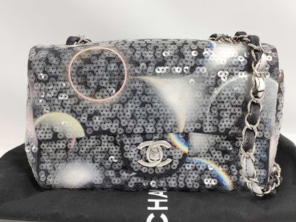 CHANEL Minimato Sequin Canvas Multicolor SS Shoulder Bag