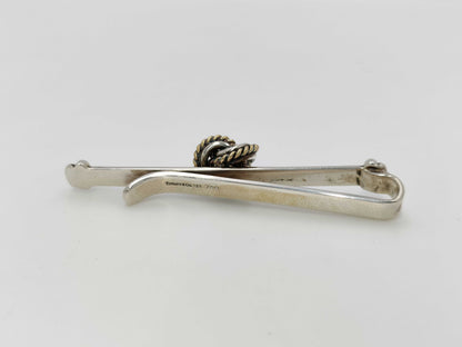 Tiffany & Co. Tiffany & Co. Twist Knot Tie Clip, SV925/750, 8.6g, Tie Clip/Cufflinks