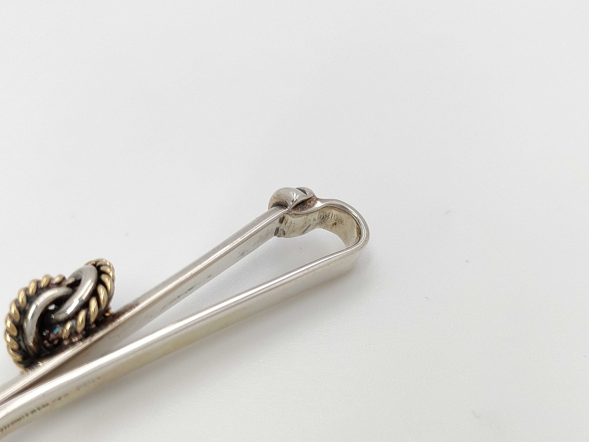 Tiffany & Co. Tiffany & Co. Twist Knot Tie Clip, SV925/750, 8.6g, Tie Clip/Cufflinks