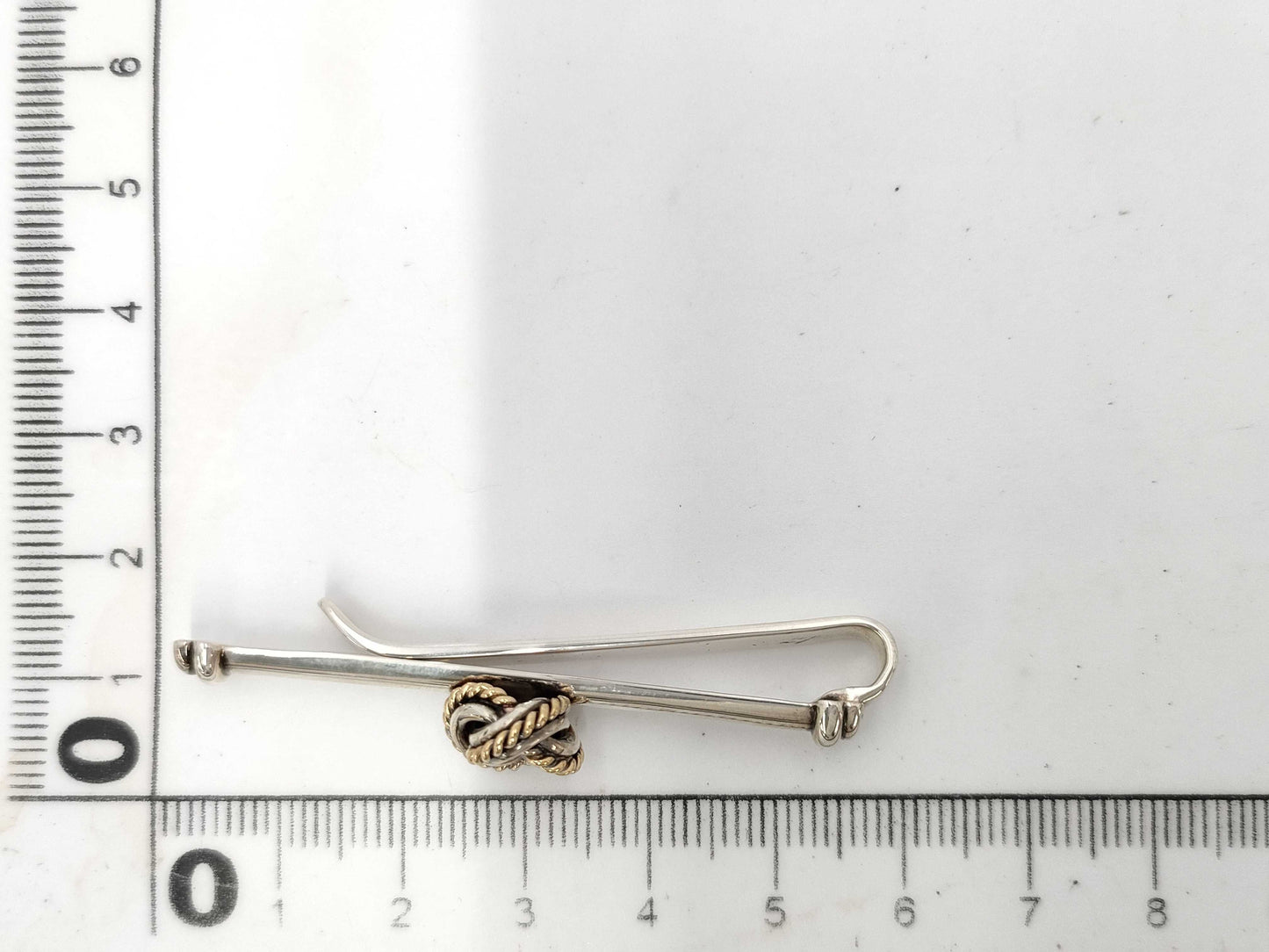Tiffany & Co. Tiffany & Co. Twist Knot Tie Clip, SV925/750, 8.6g, Tie Clip/Cufflinks