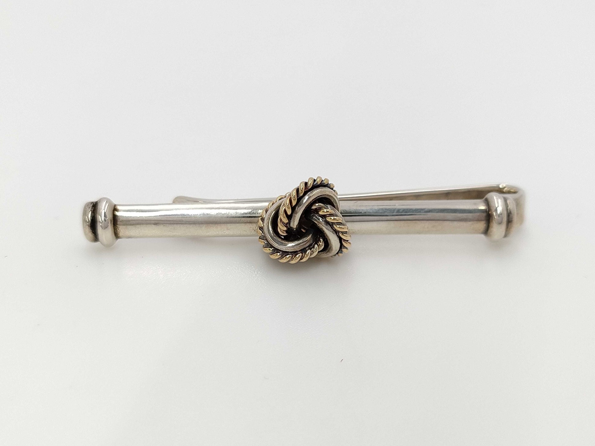 Tiffany & Co. Tiffany & Co. Twist Knot Tie Clip, SV925/750, 8.6g, Tie Clip/Cufflinks