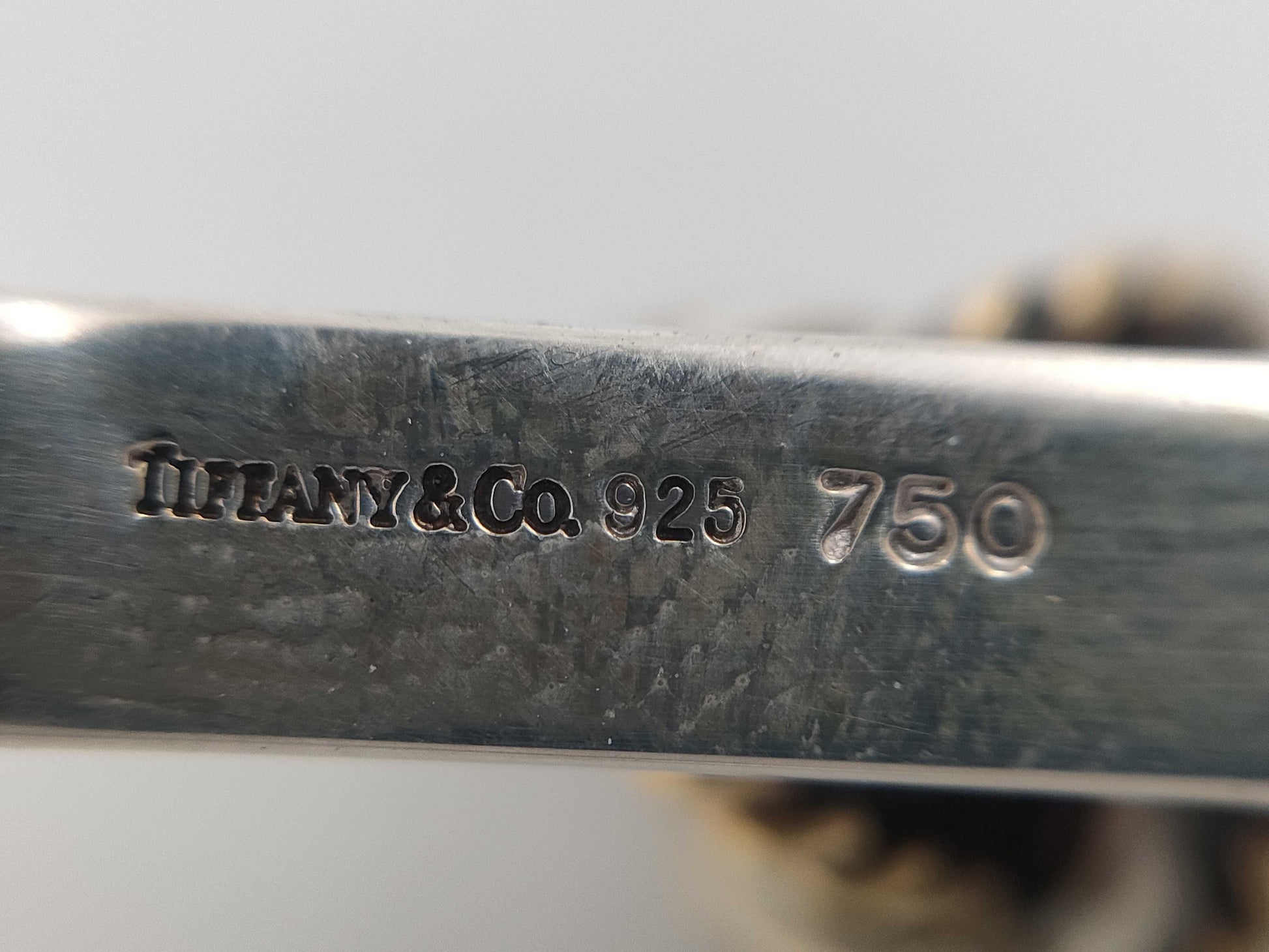 Tiffany & Co. Tiffany & Co. Twist Knot Tie Clip, SV925/750, 8.6g, Tie Clip/Cufflinks
