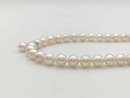 Pearl diameter approx. 7.0-7.4mm SV 33.6g Necklace 