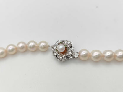 Pearl diameter approx. 7.0-7.4mm SV 33.6g Necklace 