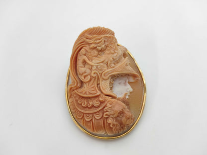 Cameo K18 35.1g Brooch 