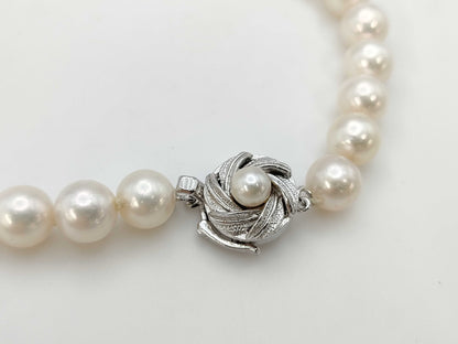 Pearl diameter approx. 8.5-8.7mm SV 46.4g Necklace 