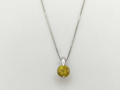 Sphene 0.81ct PT900/850 2.5g Necklace 