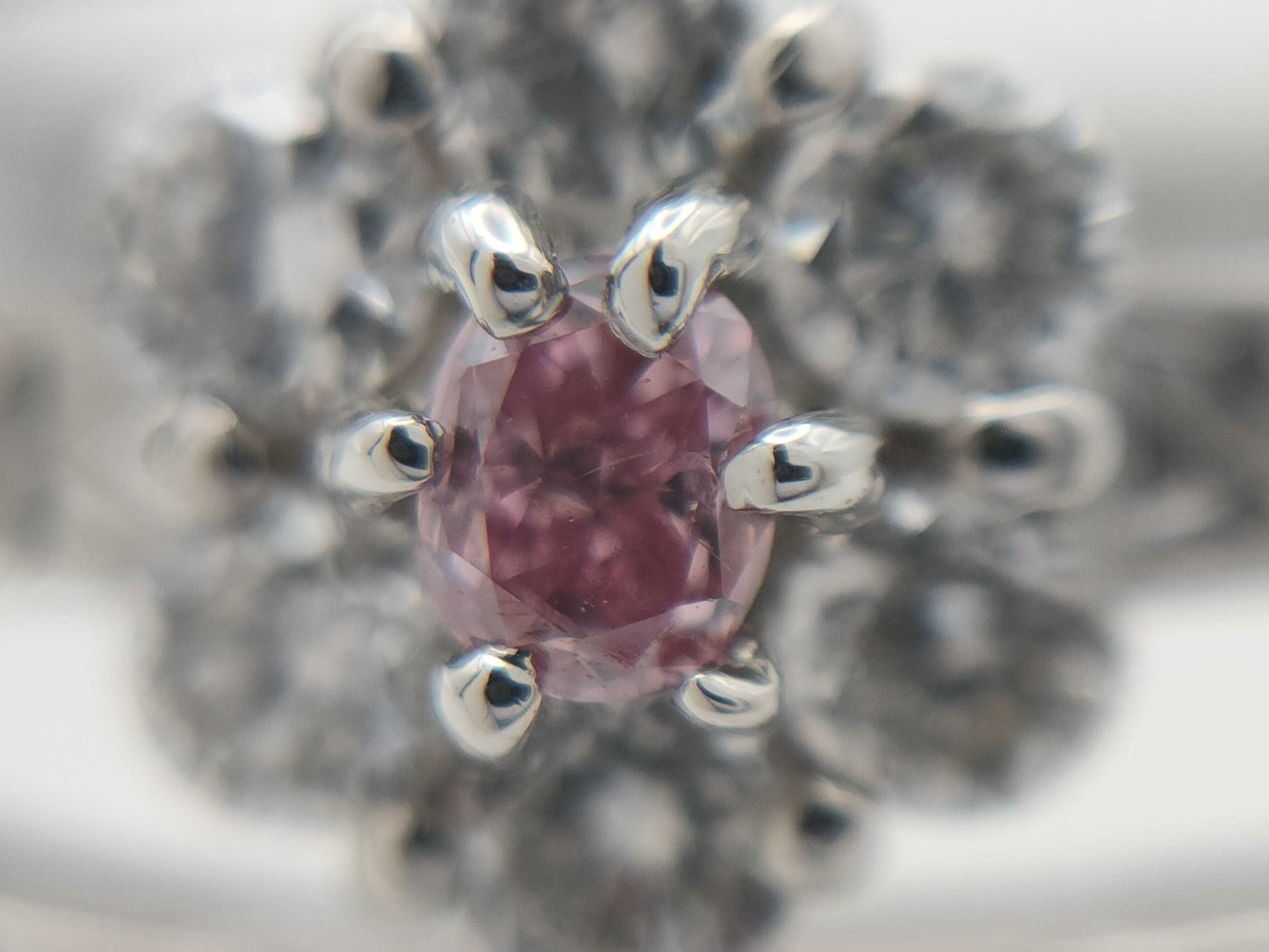 PD0.065ct FD0.50ct PT900 7.7g Ring 