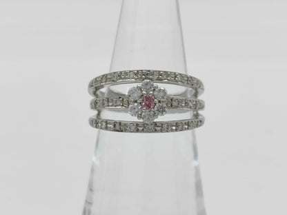 PD0.065ct FD0.50ct PT900 7.7g Ring 