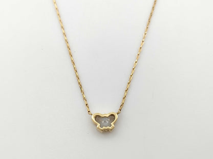 D0.68ct K18 2.9g Necklace 